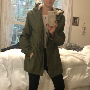 BP size small green coat